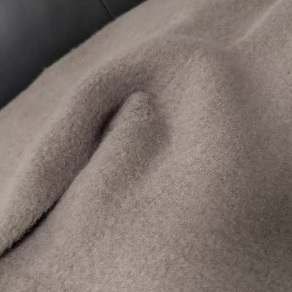 Ultra Thick Cashmere + Yak Wool Bouclé Jogger Pants Elastic Waist (Heavyweight) - Picture 3 of 6